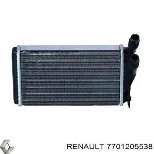 Купить 7701205538 Renault (RVI) Радиатор печки