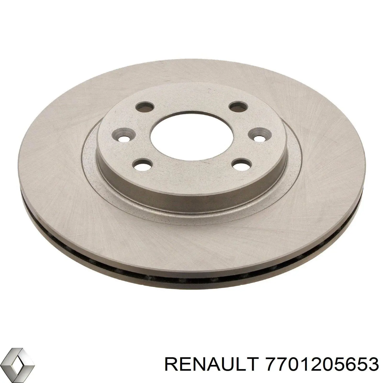 7701205653 Renault (RVI) диск тормозной передний