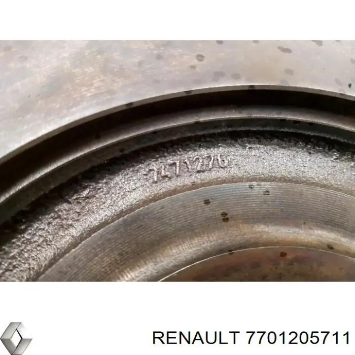 Маховик 7701205711 Renault (RVI)
