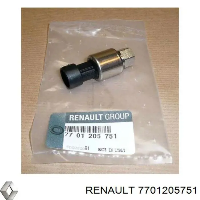 Presostato, aire acondicionado 7701205751 Renault (RVI)