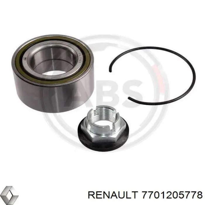 Комплект подшипника ступицы колеса Renault (RVI) 7701205778 цена, от 17.30 USD