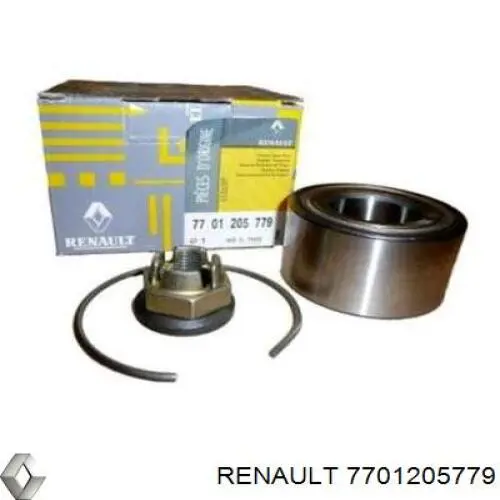 7701205779 RENAULT Cojinete de rueda delantero original y equivalente
