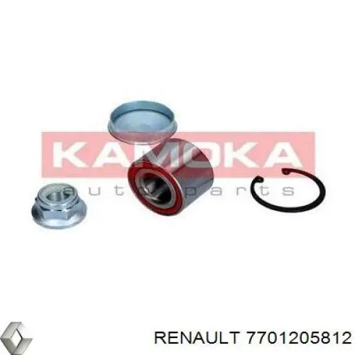 Cojinete de rueda trasero 7701205812 Renault (RVI)