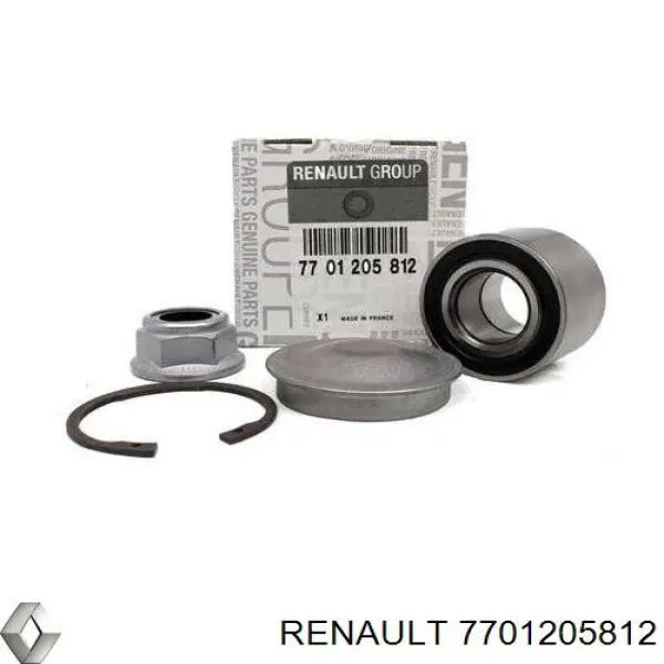 7701205812 RENAULT Cojinete de rueda original y equivalente