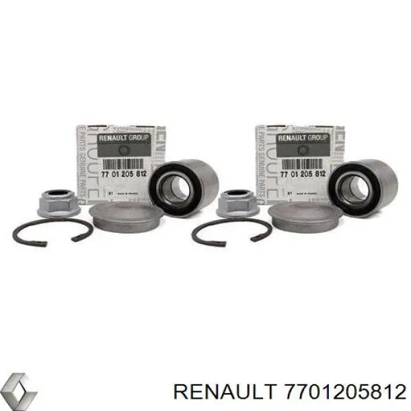 Подшипники задней ступицы Renault (RVI) 7701205812 цена, от 12.34 USD