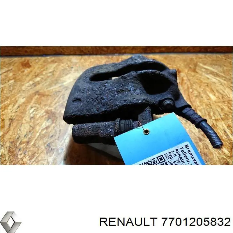 Pinza de freno delantera izquierda 7701205832 Renault (RVI)