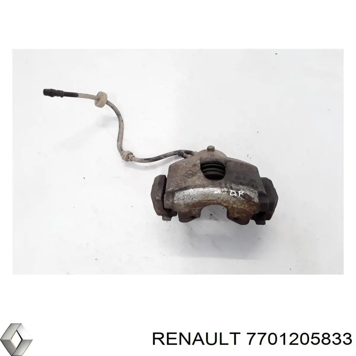 7701205833 Renault (RVI) суппорт тормозной передний правый