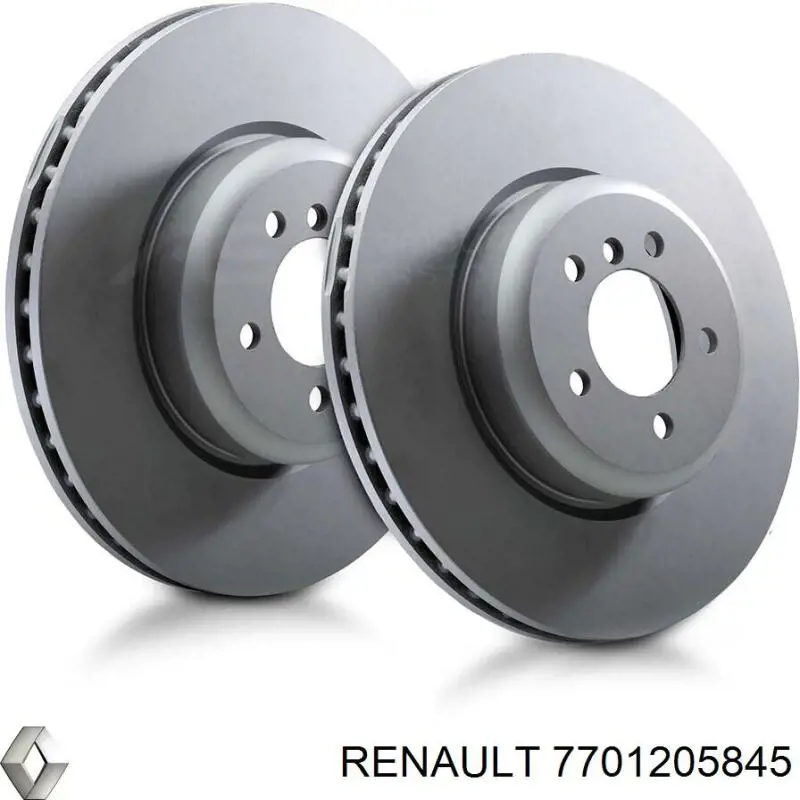 Задний дисковый тормоз Renault (RVI) 7701205845