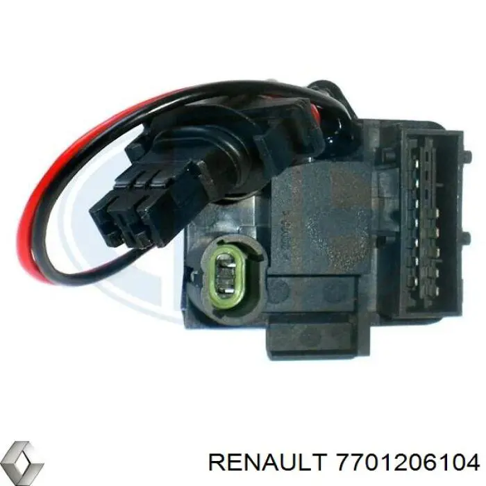 7701206104 Renault (RVI) резистор (сопротивление вентилятора печки (отопителя салона))