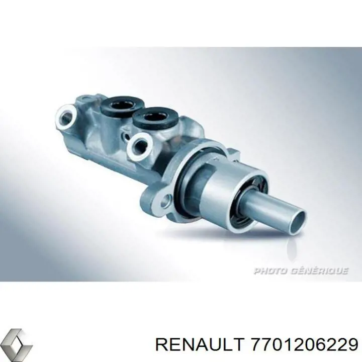 Цилиндр тормозной главный 7701206229 Renault (RVI)