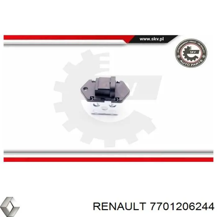 Резистор моторчика вентилятора кондиционера Renault (RVI) 7701206244 цена, от 9.52 USD