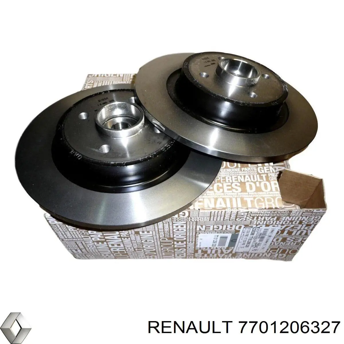7701206327 Renault (RVI) тормозные диски