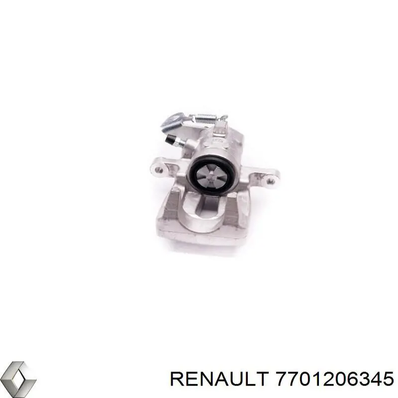 Суппорт тормозной задний правый 7701206345 Renault (RVI)