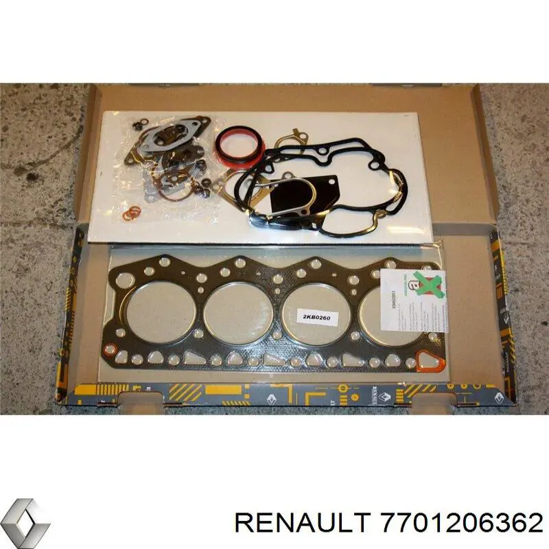 Комплект прокладок двигателя верхний на Renault Trucks Mascott FH