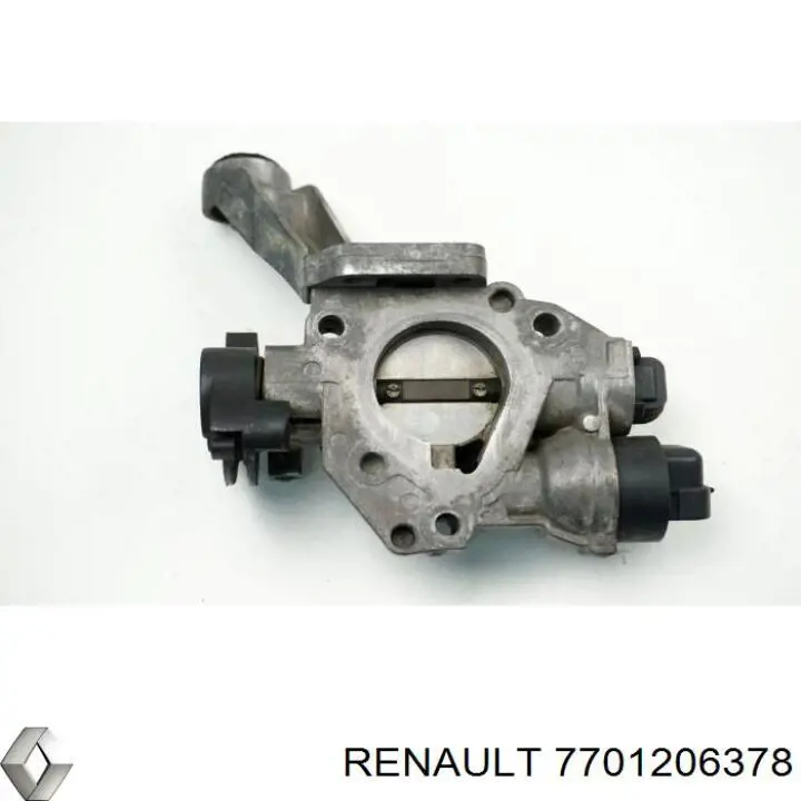 7701206378 Renault (RVI) válvula de borboleta montada