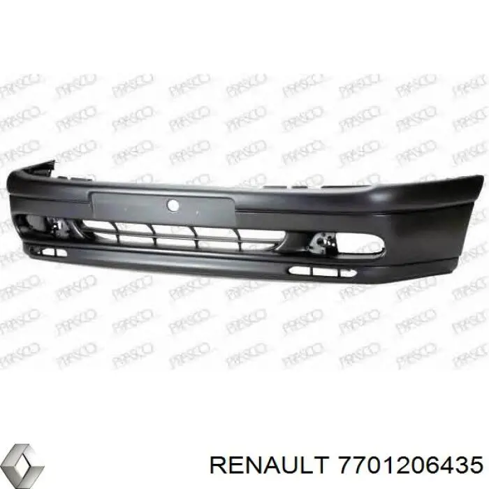 Передний клык бампера Renault (RVI) 7701206435