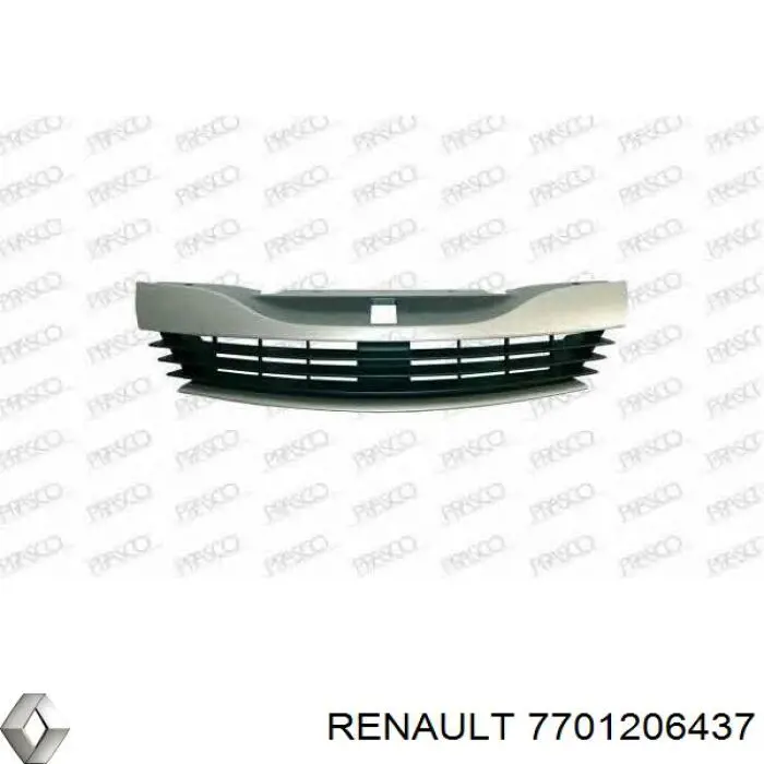 Заглушка/решетка противотуманных фар бампера переднего Renault (RVI) 7701206437 цена, от 29.37 USD