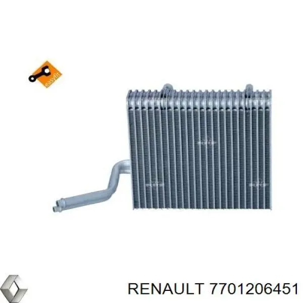 Радиатор испарителя кондиционера Renault (RVI) 7701206451 цена, от 105.22 USD