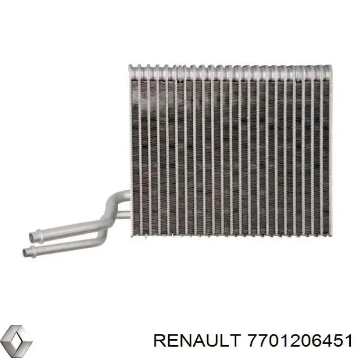 Купить 7701206451 Renault (RVI) Радиатор кондиционера салонный, испаритель