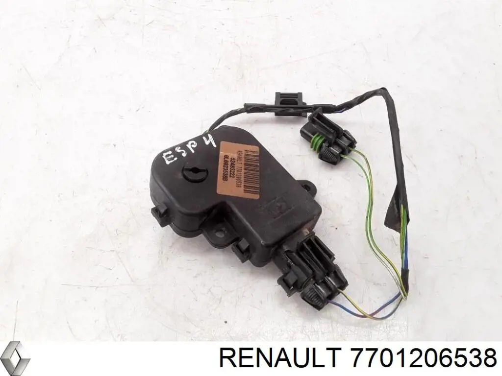 Acionamento de comporta de forno Renault Espace IV JK0