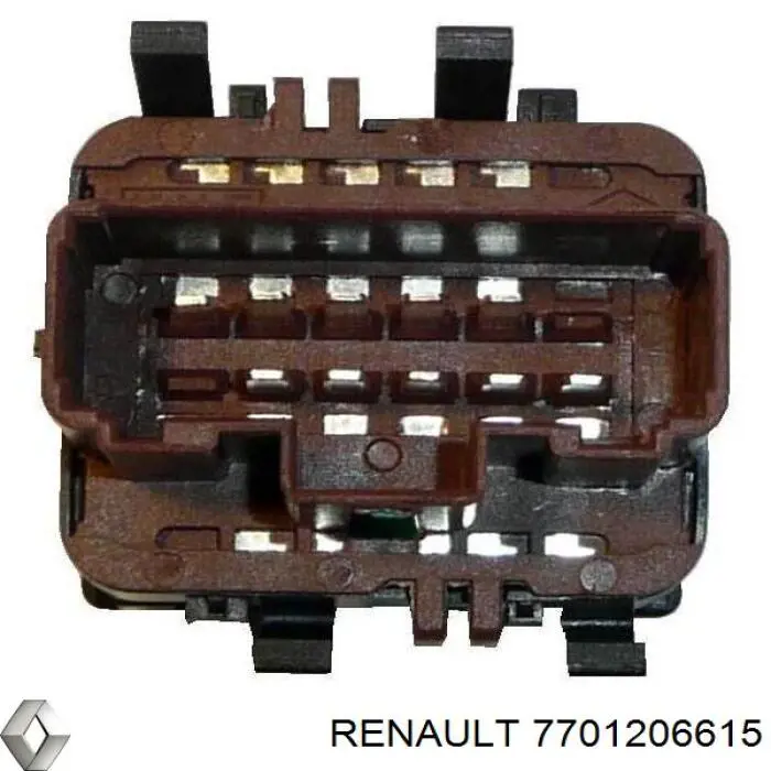 7701206615 Renault (RVI) unidade de botões dianteira esquerda de controlo de elevador de vidro