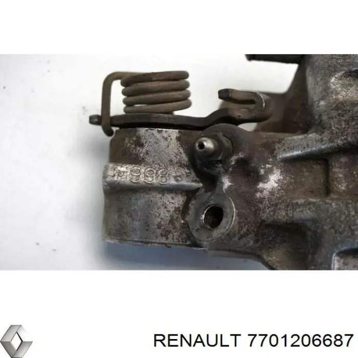 Скоба заднего суппорта 7701206687 Renault (RVI)