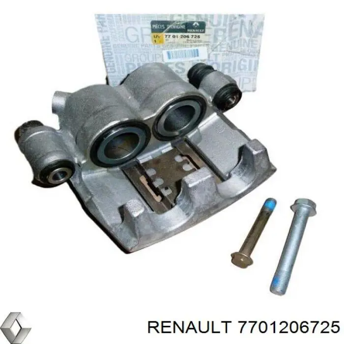 Купить 7701206725 Renault (RVI) Суппорт тормозной передний левый