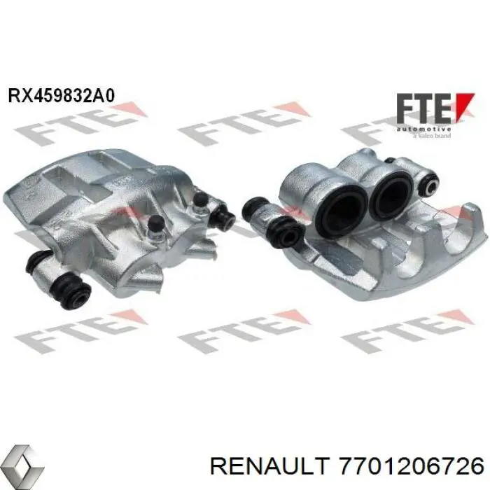 Купить 7701206726 Renault (RVI) Суппорт тормозной передний правый
