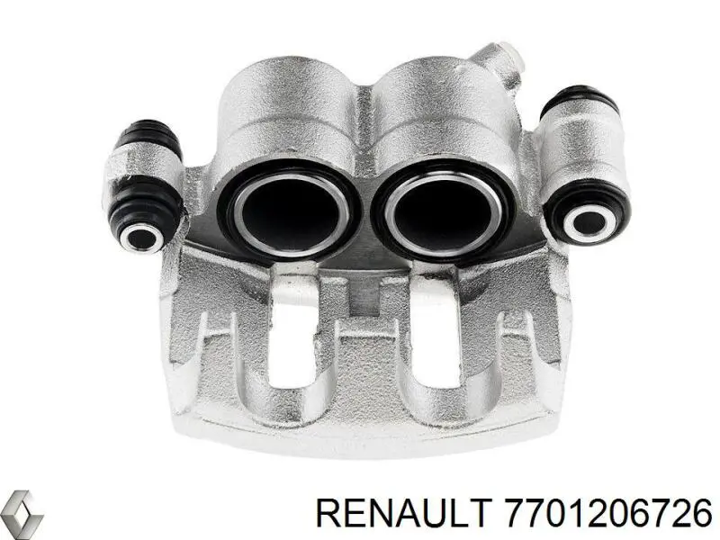 7701206726 Renault (RVI) suporte do freio dianteiro direito