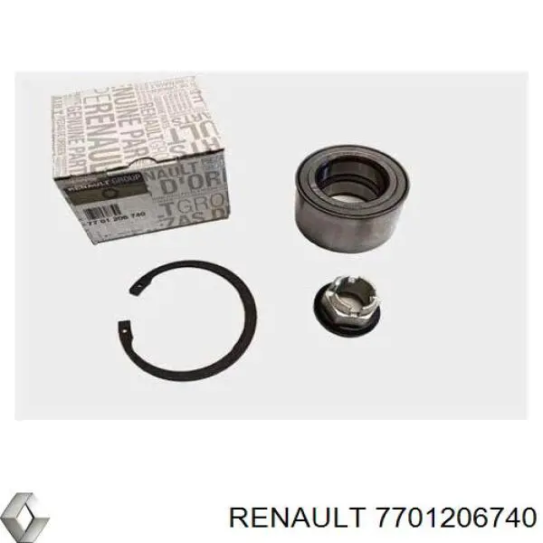 Комплект подшипника ступицы колеса Renault (RVI) 7701206740 цена, от 69.37 USD
