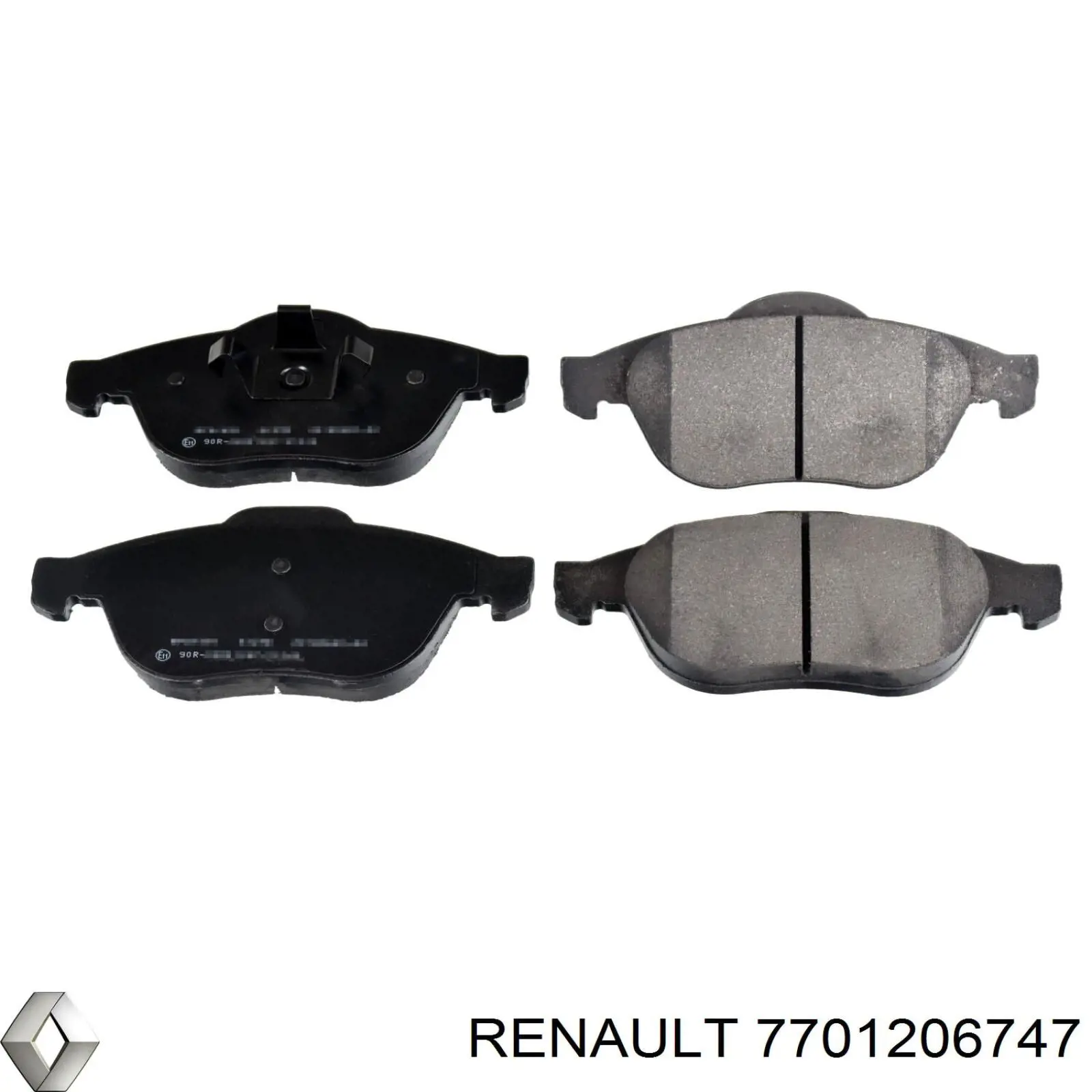 Колодки Renault (RVI) 7701206747 цена, от 23.87 USD