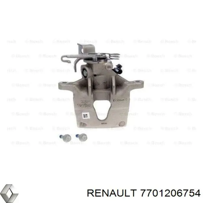 Суппорт задний левый 7701206754 Renault (RVI)