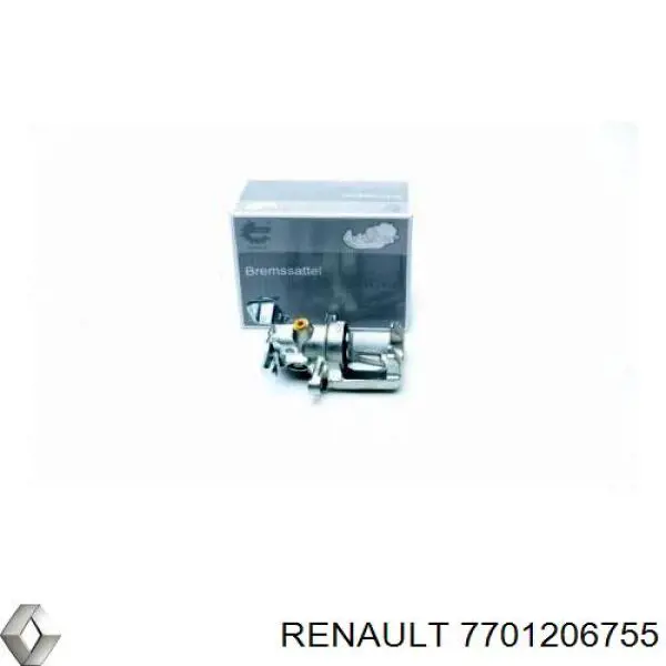 7701206755 Renault (RVI) суппорт тормозной задний правый