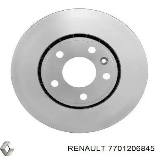 Тормоз дисковый передний Renault (RVI) 7701206845 цена, от 50.73 USD