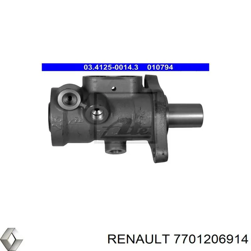 Цилиндр главный тормоза (гидротормозов) Renault (RVI) 7701206914 цена, от 77.44 USD