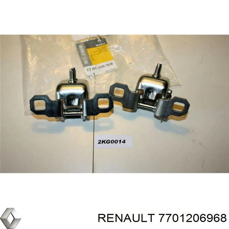 Bisagra de puerta trasera izquierda 7701206968 Renault (RVI)