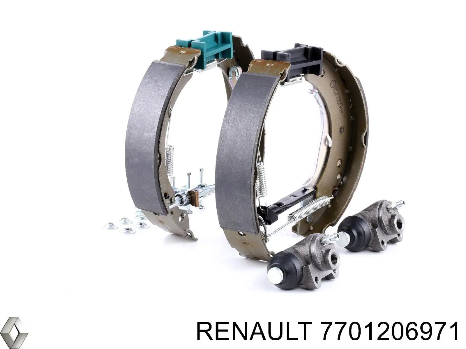 Колодки тормозные задние барабанные, в сборе с цилиндрами, комплект Renault (RVI) 7701206971 цена, от 67.86 USD