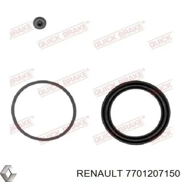 Купить 7701207150 Renault (RVI) Суппорт тормозной передний левый