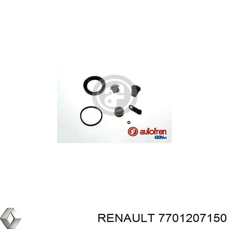 Суппорт тормозной передний левый 7701207150 Renault (RVI)