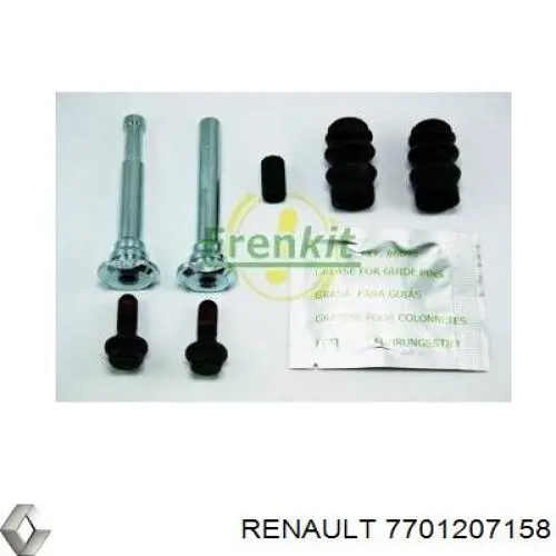 Juego de reparación, pinza de freno delantero 7701207158 Renault (RVI)