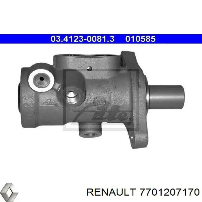 7701207170 Renault (RVI) cilindro mestre do freio