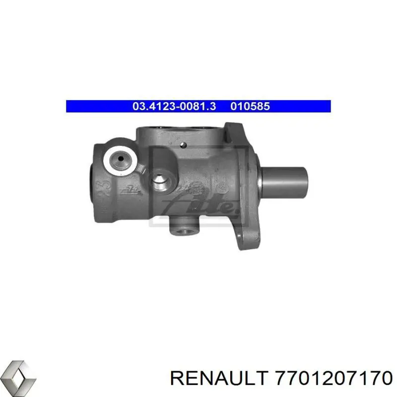 Цилиндр главный тормоза (гидротормозов) Renault (RVI) 7701207170 цена, от 16.88 USD