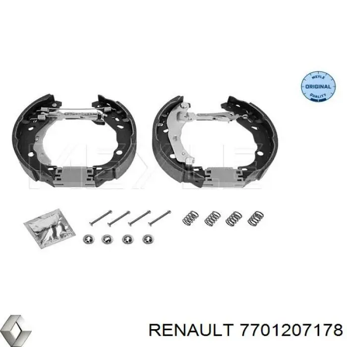 Тормоза рабочие задние ножные и тормозные барабаны Renault (RVI) 7701207178 цена, от 19.00 USD
