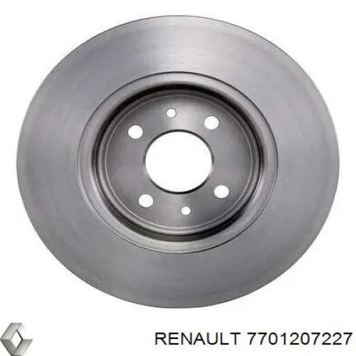 7701207227 Renault (RVI) диск тормозной задний