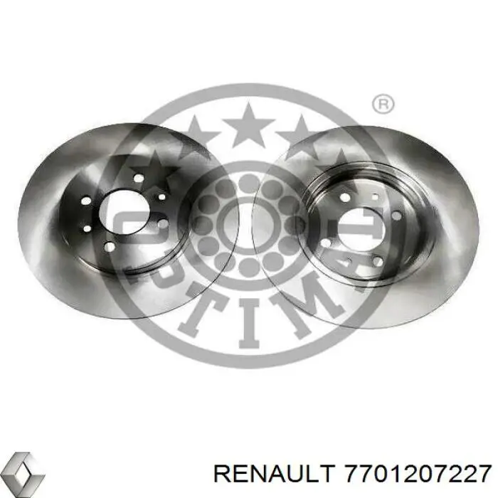 Купить 7701207227 Renault (RVI) Диск тормозной задний