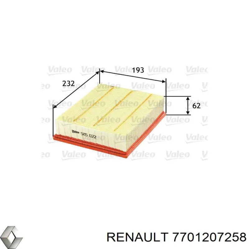 7701207258 Renault (RVI)