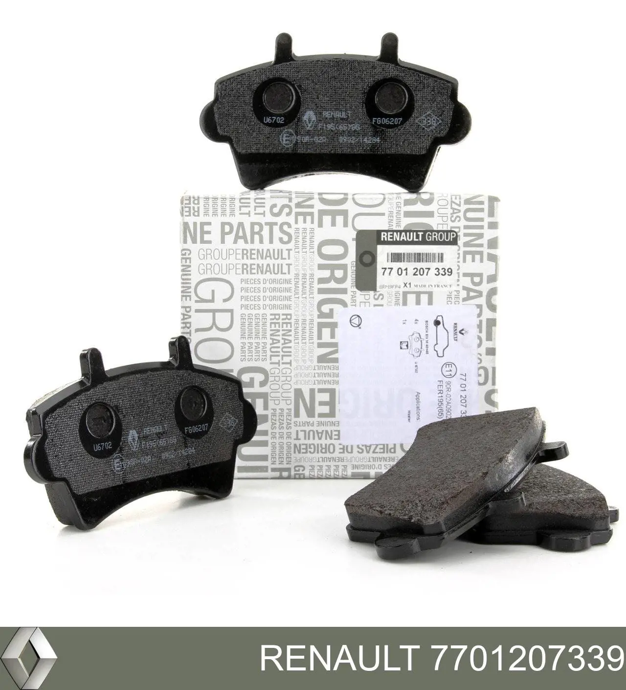 7701207339 Renault (RVI) Колодки передние