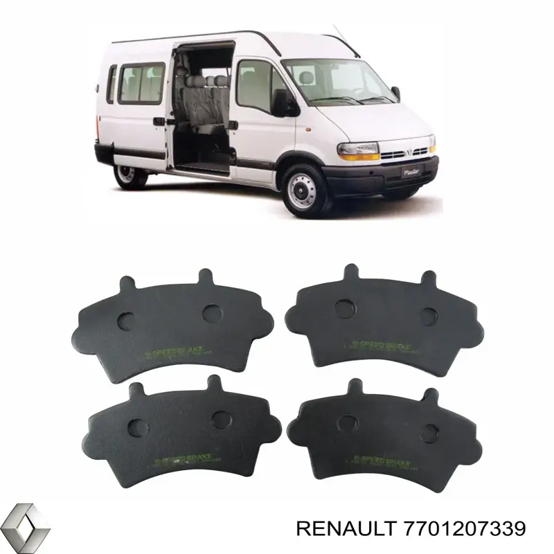 7701207339 Renault (RVI) Колодки передние