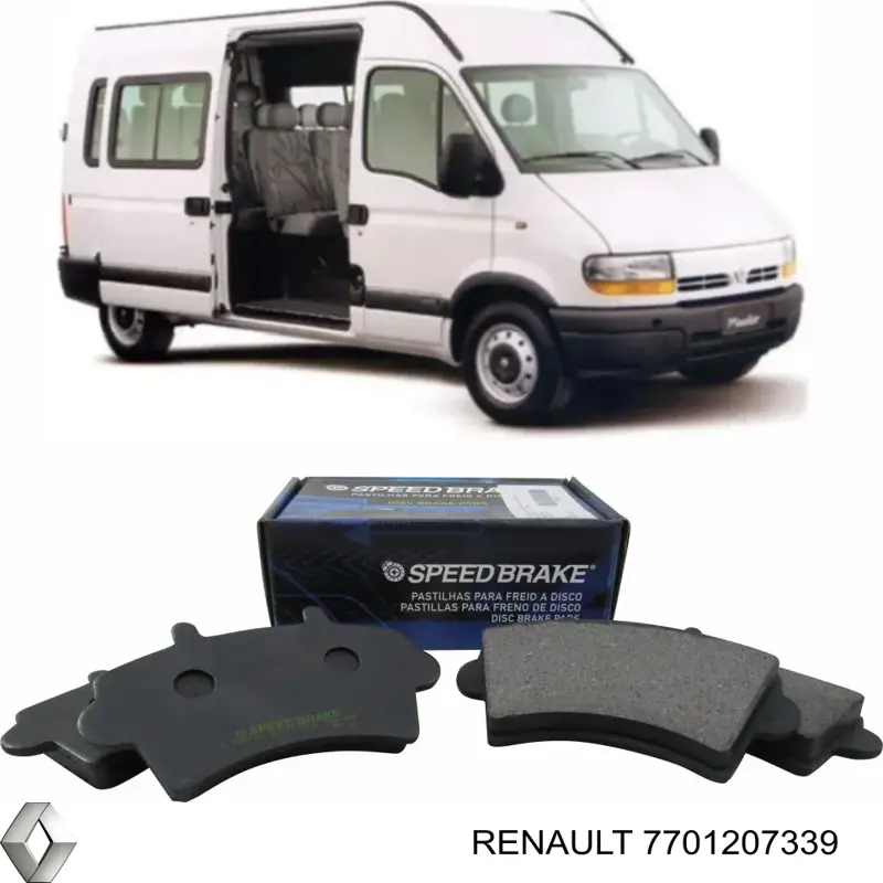 Колодки Renault (RVI) 7701207339 цена, от 17.05 USD