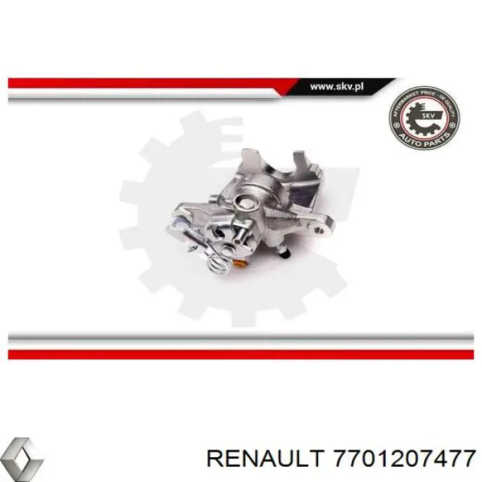 7701207477 Renault (RVI) Тормозной суппорт задний левый